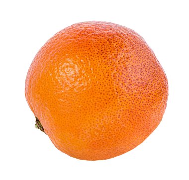 Olgun kırmızı turuncu beyaz arka plan üzerinde izole