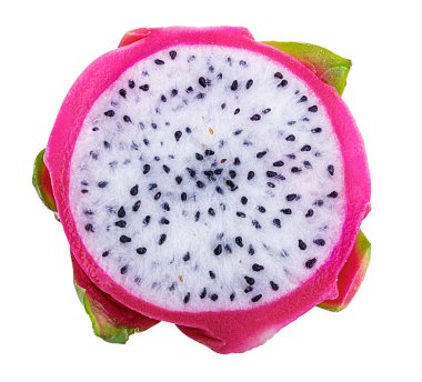 Beyaz arkaplanda Ejder Meyvesi izole