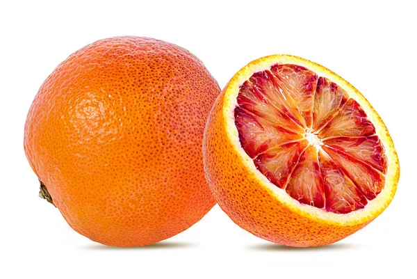 Mogna Röda Orange Isolerad Vit Bakgrund — Stockfoto