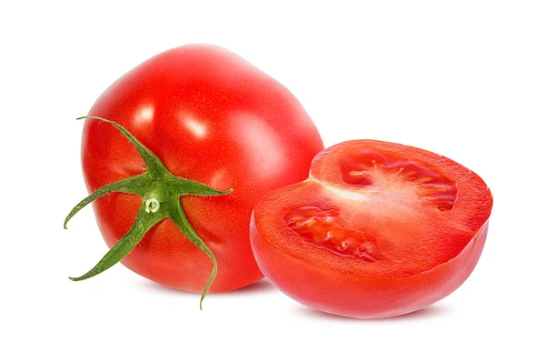 Pomodoro Isolato Fondo Bianco — Foto Stock