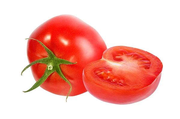 Pomodoro Isolato Fondo Bianco — Foto Stock