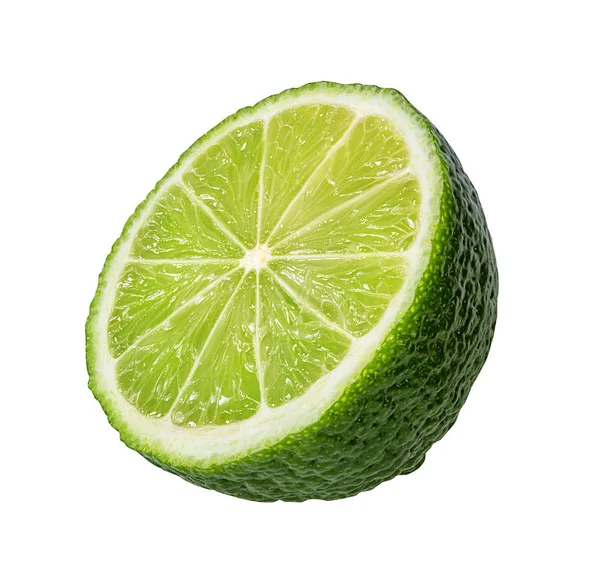 Lime Isolated White Background — Stock Photo, Image