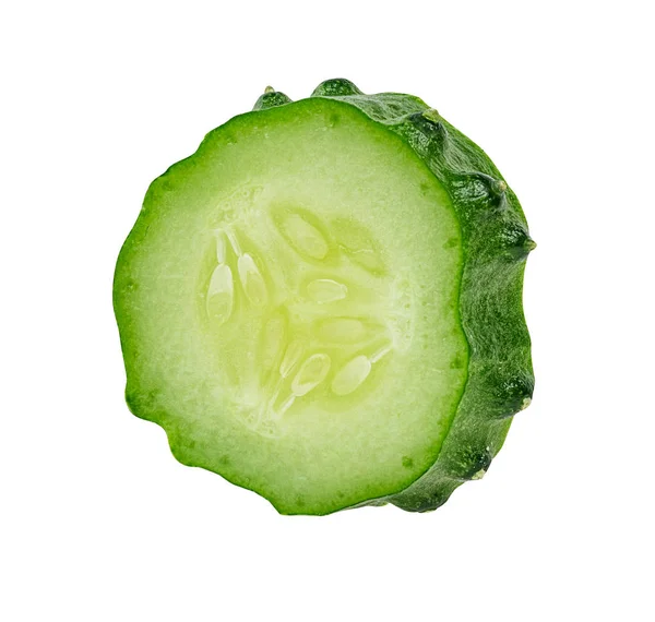 Pepino Isolado Fundo Branco — Fotografia de Stock