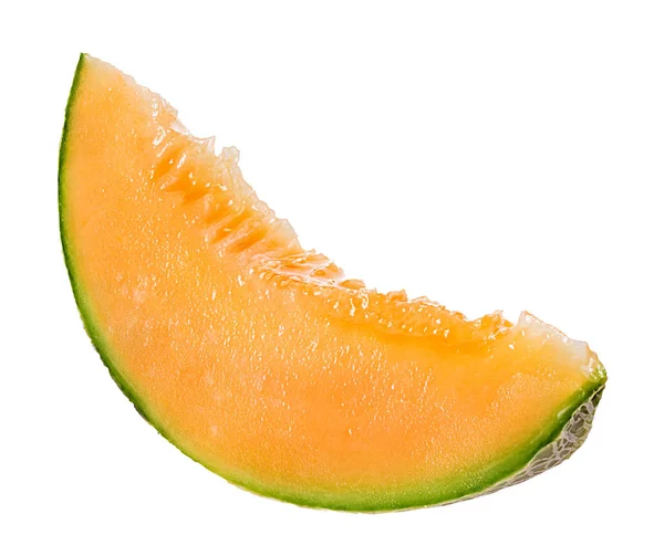 Melon Isolerad Vit Bakgrund — Stockfoto