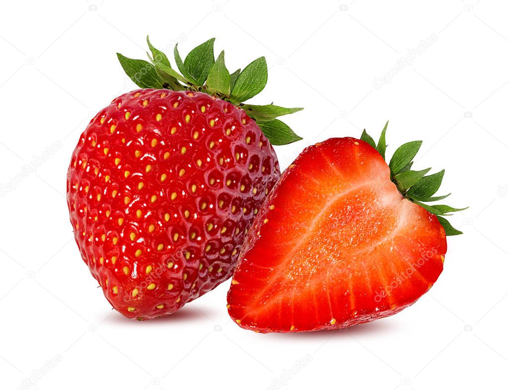 Strawberry isolated on white background