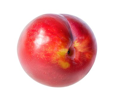 Beyaz arkaplanda erik