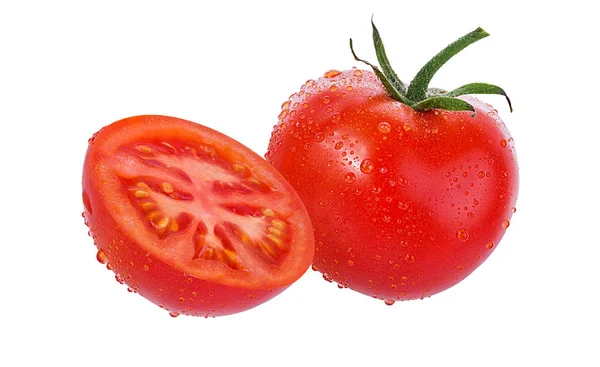 Tomate Aislado Sobre Fondo Blanco — Foto de Stock