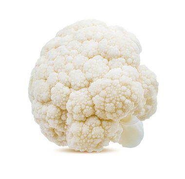 Karnabahar beyaz arkaplanda izole