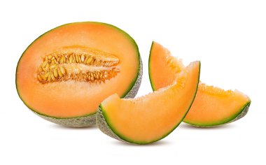 kavun beyaz arkaplanda izole