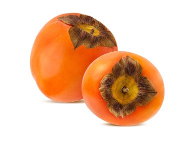 Beyaz arkaplanda yalıtılmış hurma meyvesi