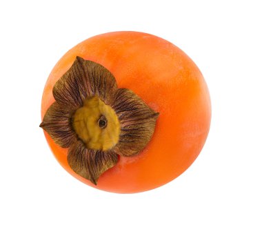 Beyaz arkaplanda yalıtılmış hurma meyvesi