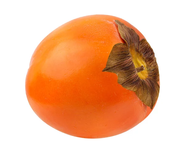 Persimmon Frucht Isoliert Auf Weißem Hintergrund — Stockfoto