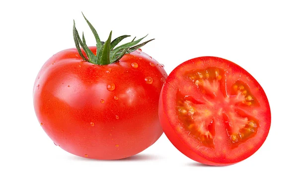 Tomate Aislado Sobre Fondo Blanco —  Fotos de Stock