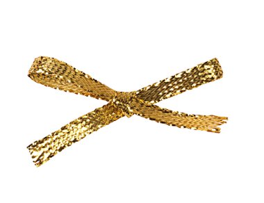 beyaz arkaplanda izole edilmiş tatil yayı