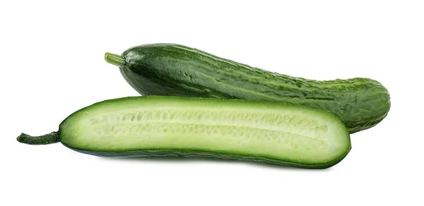 Cucumber Isolated White Background — Stock Photo, Image