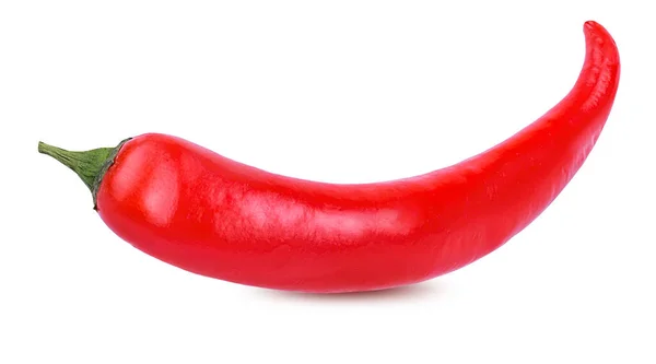 Hot Chili Paprika Isolerad Vit Bakgrund — Stockfoto