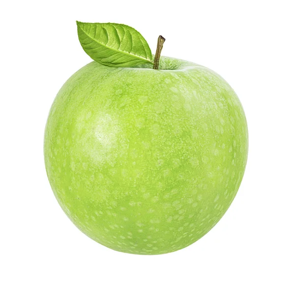 Apfel Auf Weißem Hintergrund — Stockfoto