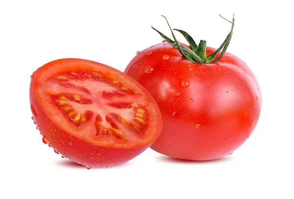 Tomate Aislado Sobre Fondo Blanco — Foto de Stock