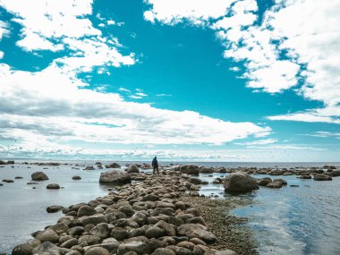 Gezgin taşlar su yönünde yürür