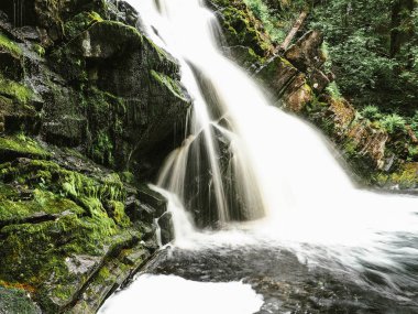 Karelya şelale beyaz köprüler