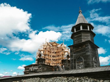 Görünümü Kizhi kompleks. Karelya yedekte Müzesi