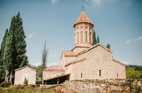 Vista del monasterio Ikalto, Georgia — Foto de Stock