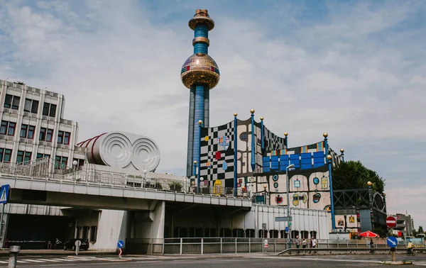 Die verbrennungsanlage in wien Stockfoto