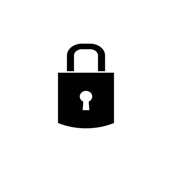 Vergrendelingspictogram. Concept wachtwoord, blokkeren, veiligheid — Stockvector