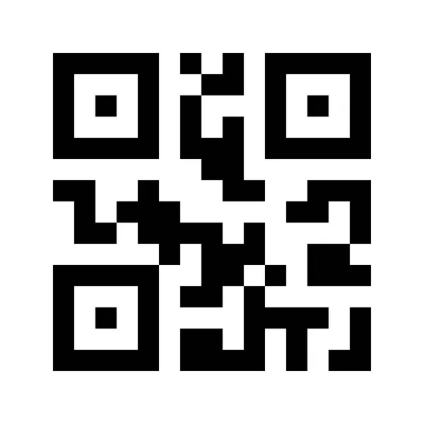 Qr code icon vektor illustration — Stockvektor