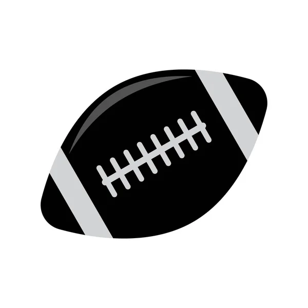 Vetor de bola de futebol americano isolado no fundo branco — Vetor de Stock