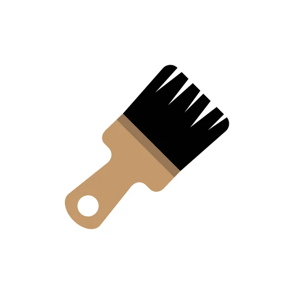 Paint brush vector icon isolated on white background — Stock Vector
