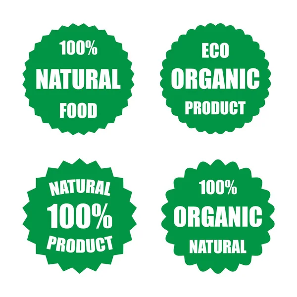 Vector badges, stickers, logo, stamp. Organic product. Labels for organic, natural, eco products