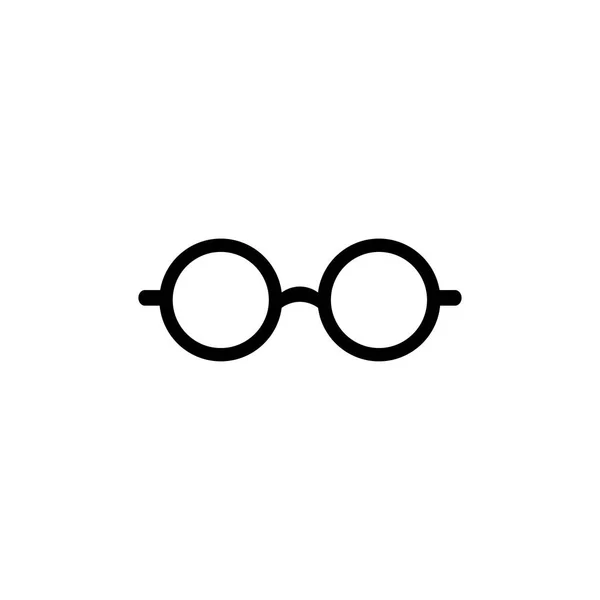 Icono de vector de gafas. Icono de gafas aislado sobre fondo blanco — Vector de stock