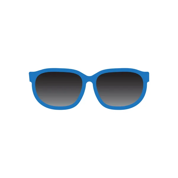 Ícone de vetor óculos de sol isolado no fundo branco — Vetor de Stock