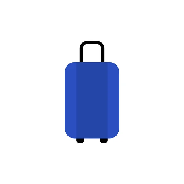 Seyahat bavul vektör simgesi beyaz arka plan üzerinde izole — Stok Vektör