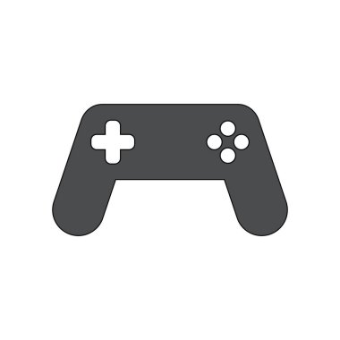 joystick vektör simgesi beyaz arka planda yalıtılmış