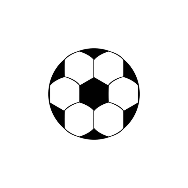 Fußball-Ikone Vektor isoliert auf weißem Hintergrund. Fußball-Ikone — Stockvektor