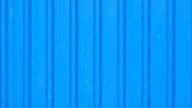 Mavi Oluklu Metal Duvar Arkaplanı