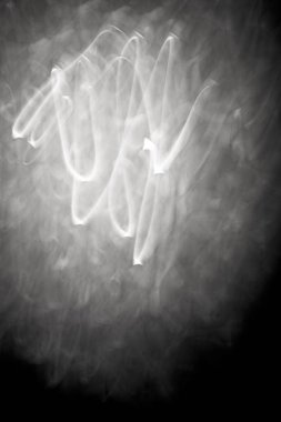 Geceleri soyut Işık Sanatı Fotoğrafçılığı