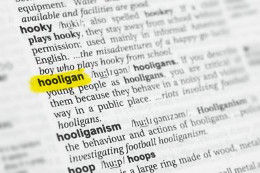 Highlighted English word 