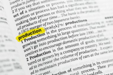 Vurgulanan İngilizce kelime 