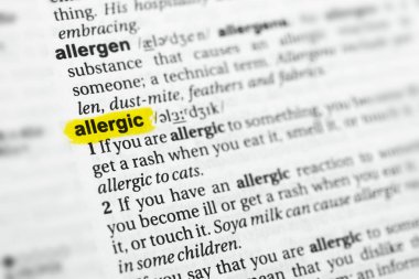 Highlighted English word 