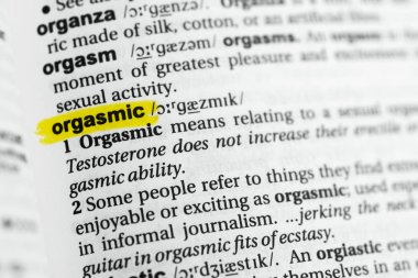 Vurgulanan İngilizce kelime 