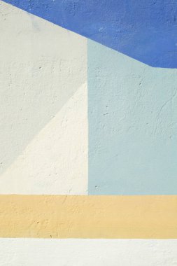 Boyanmış bir duvarın ayrıntıları.