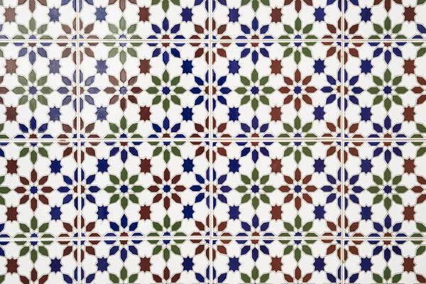 Hermosos Azulejos Mosaico Árabe — Foto de Stock