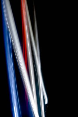 Işık hareketle oluşturulan bulanık desen