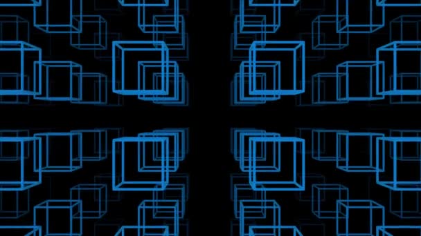 Animation haute définition abstrait fond 3d avec motif répétitif, - effets visuels vidéo psychédéliques  