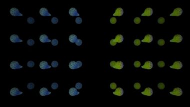 Desen yinelenen ile animasyon 3d arka plan