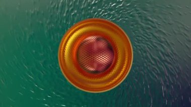 Yinelenen desen, Sürrealizm, formları ile animasyon 3d arka plan dönüştürülmüştür