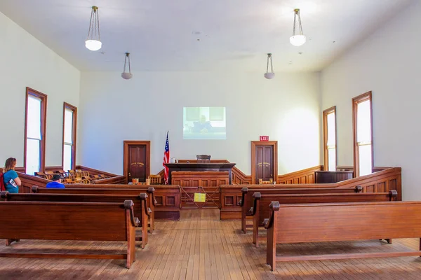 Park stanowy Tombstone Courthouse-sala sądowa — Zdjęcie stockowe